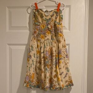 Gucci Cream Floral Kids Dress